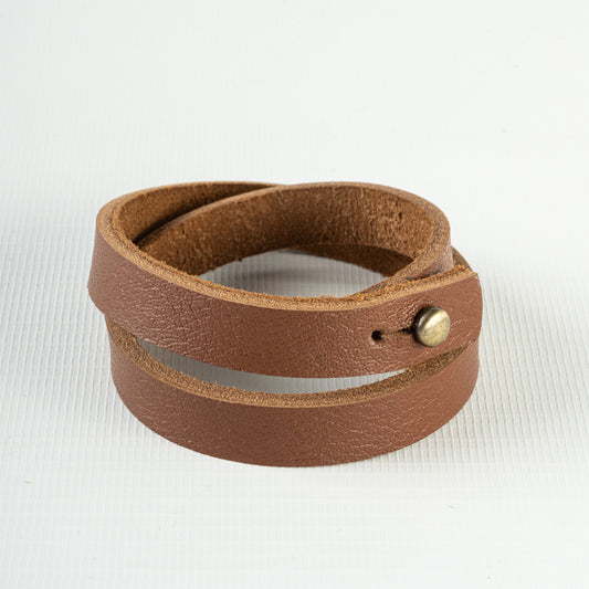 OCTA Pure Leather Wrist Band