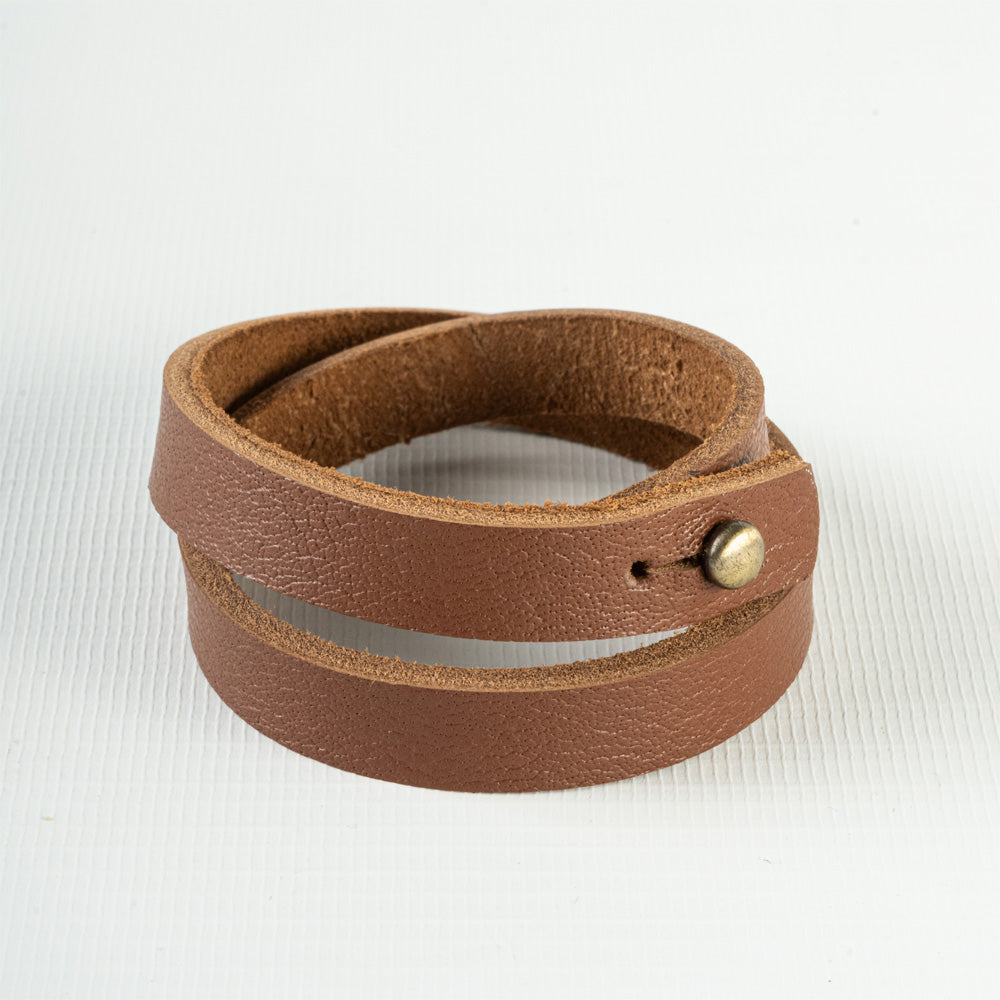 OCTA Pure Leather Wrist Band
