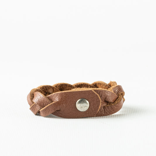 OCTA Braided Leather Wrist Band