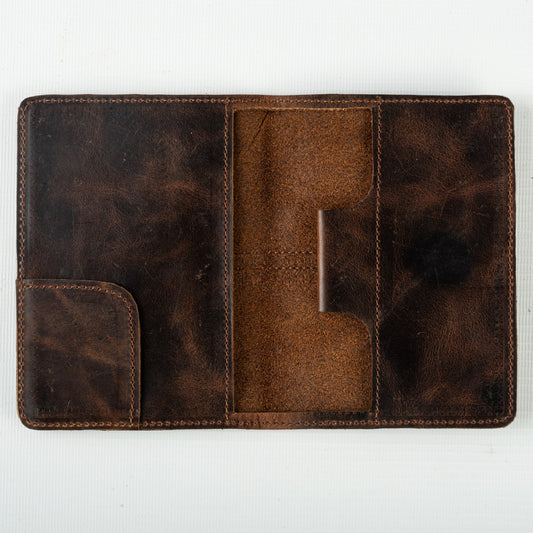 OCTA Vintage Leather Passport Wallet