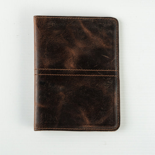 OCTA Vintage Leather Passport Wallet