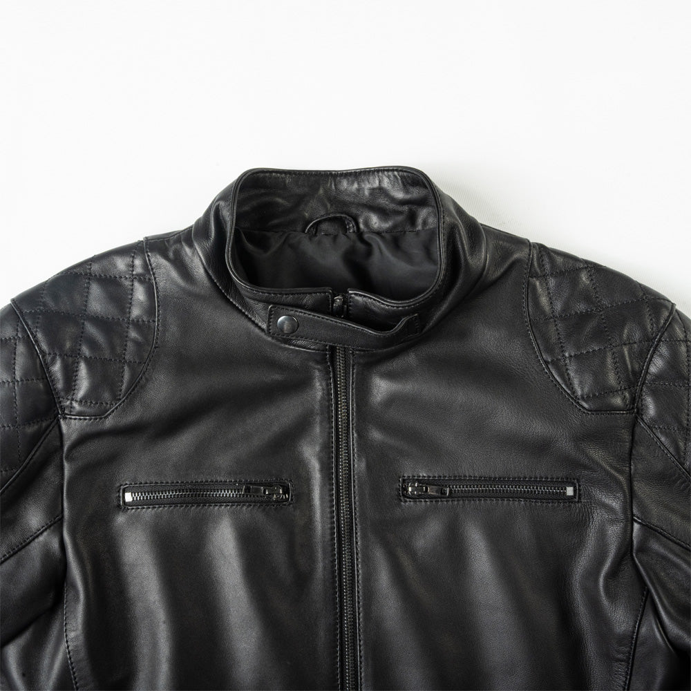 OCTA Men's Pure Leather Biker Jacket