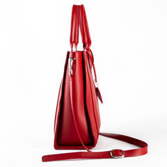 Red OCTA Classic Leather Tote