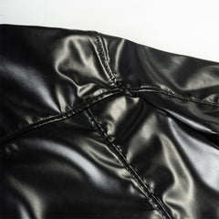 Men’s PU Jacket with Sherpa Collar