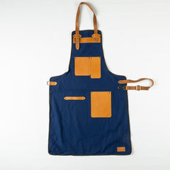 Premium Canvas & Leather Work Apron