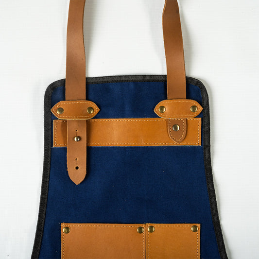 Premium Canvas & Leather Work Apron