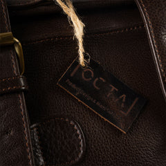 Premium Full-Grain Leather Duffle Bag